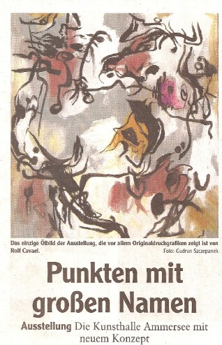 Landsberger Tagblatt zur Ausstellung der Galerie Frank in der KunsthalleAmmersee