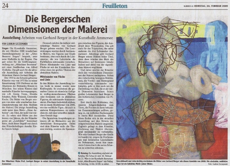 Gerhard Berger in der KunsthalleAmmerse